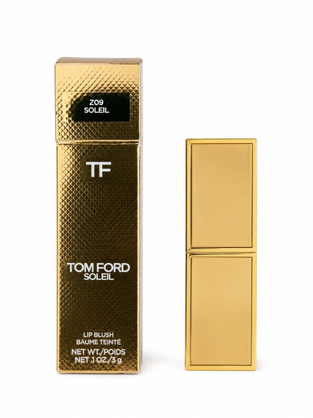 NIB Tom Ford Soleil Lip Blush Z09 Gold Luxury Color Changing Lip Balm - Picture 2 of 3